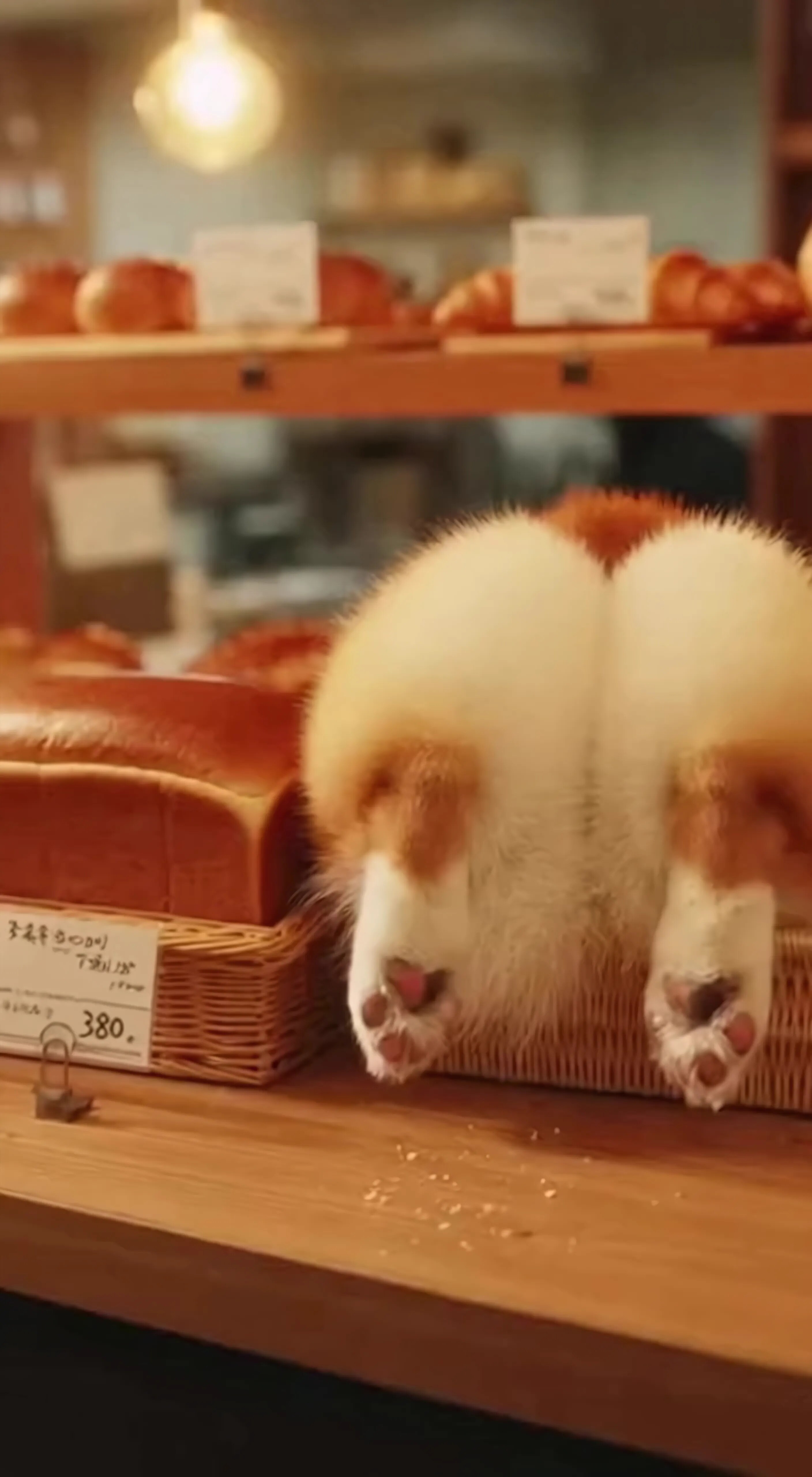 Corgi Butt on the Bread Basket | の人気AIイラスト・グラビア