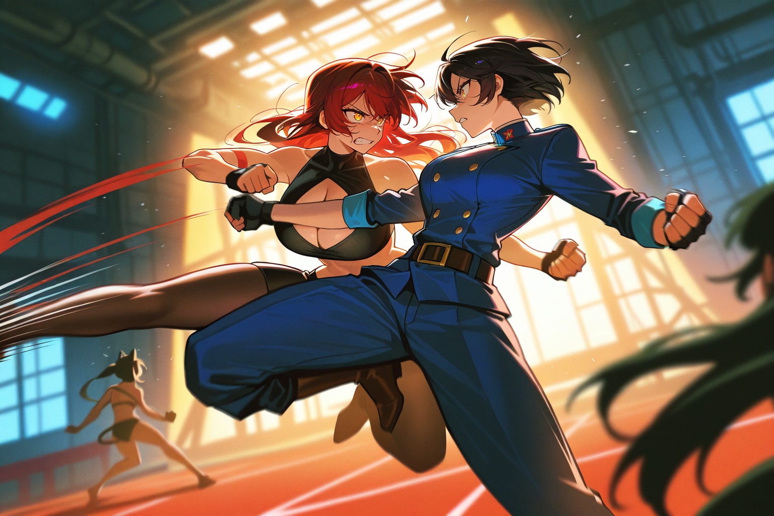 刹那の間合い | の人気AIイラスト・グラビア