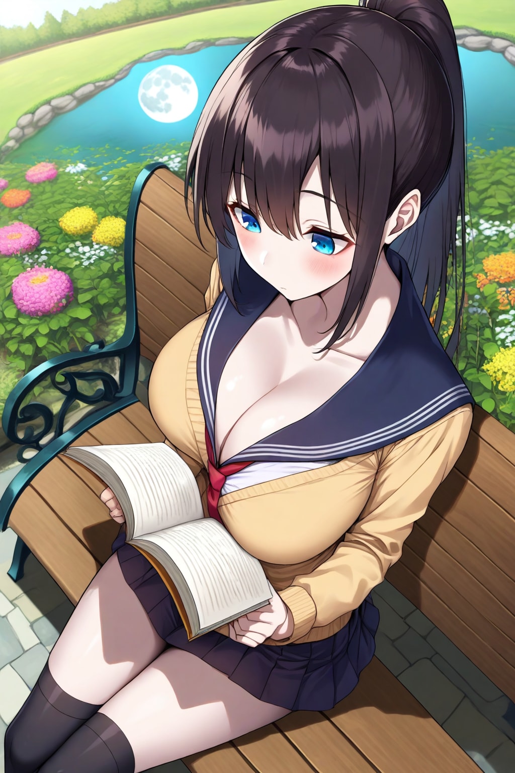 やっぱり月が読書を邪魔する