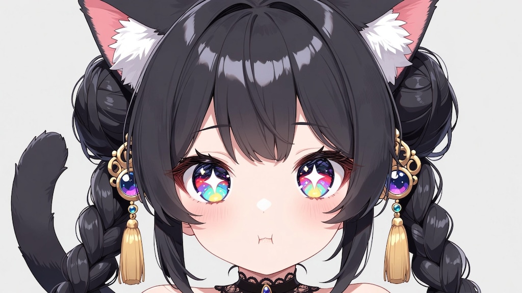 猫耳　ちびキャラ