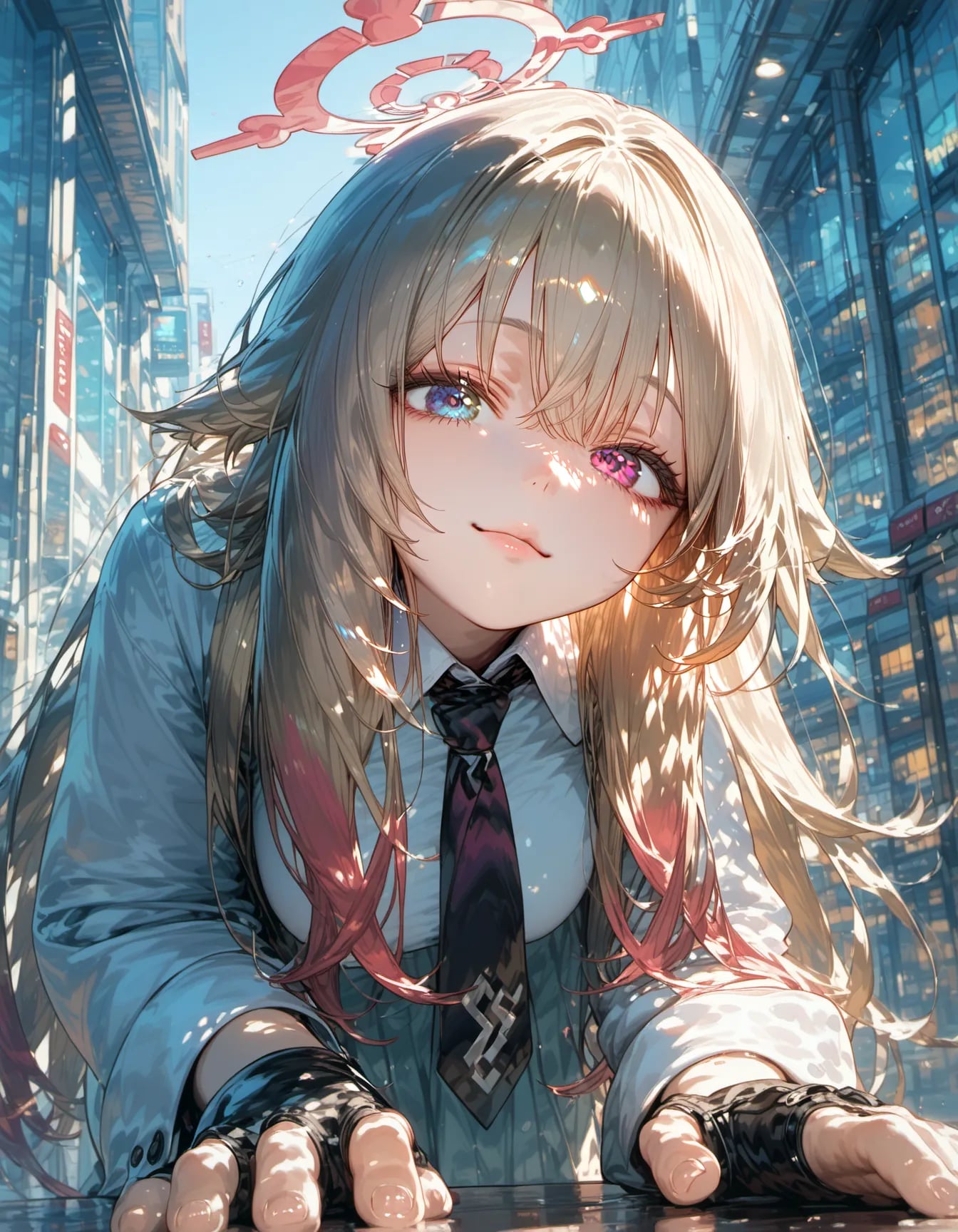 City Lights Reflected in Two Worlds | の人気AIイラスト・グラビア