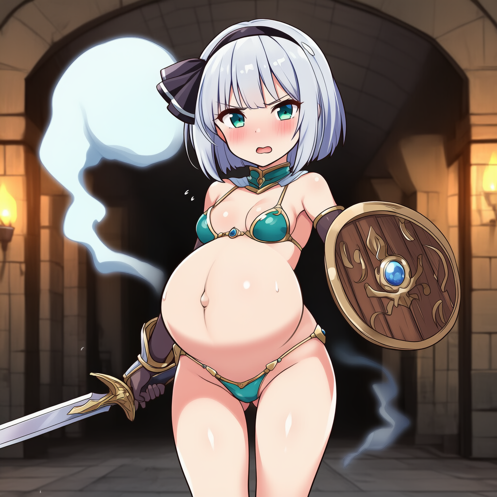 ビキニアーマー妊婦妖夢ちゃん
