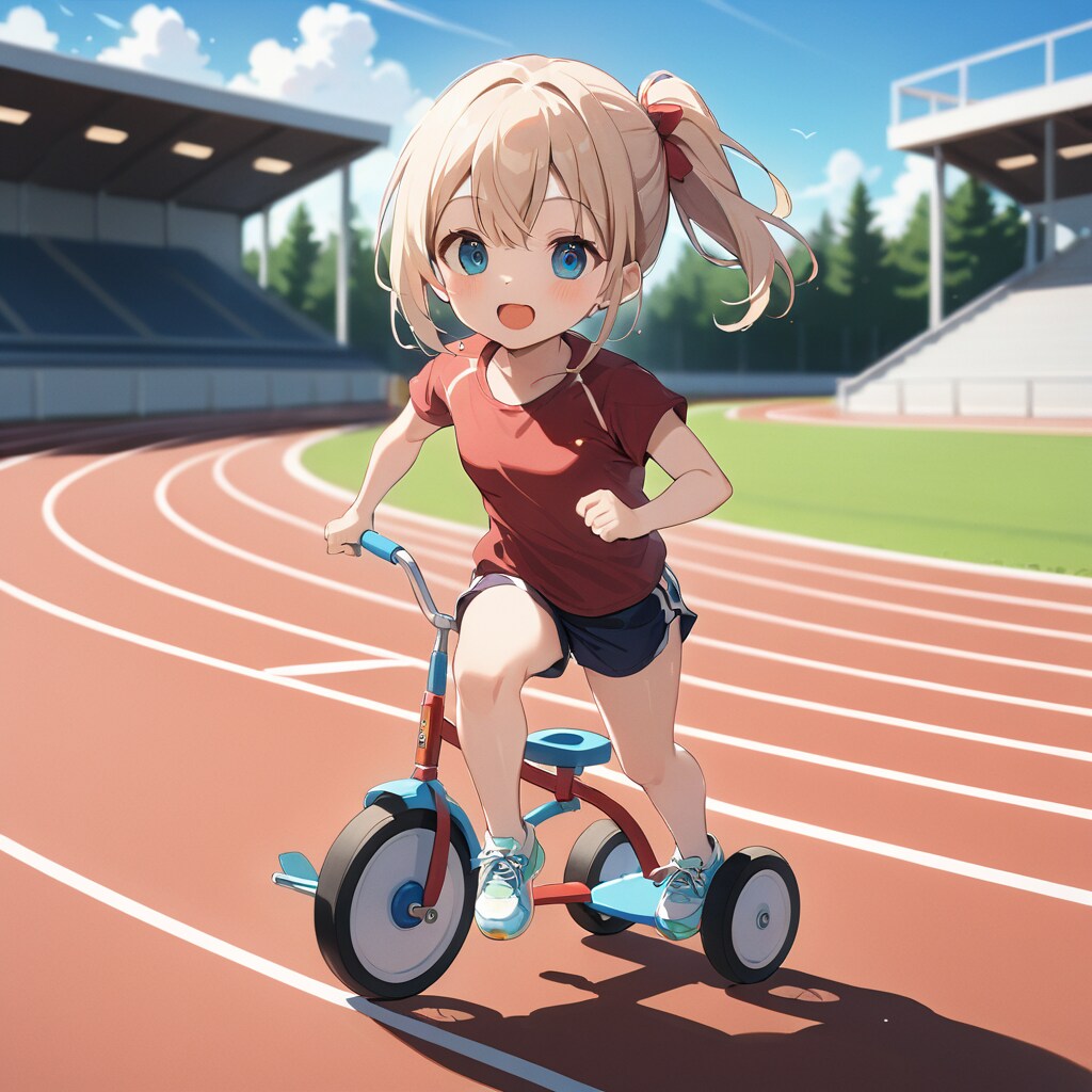 三輪車競走（失敗）