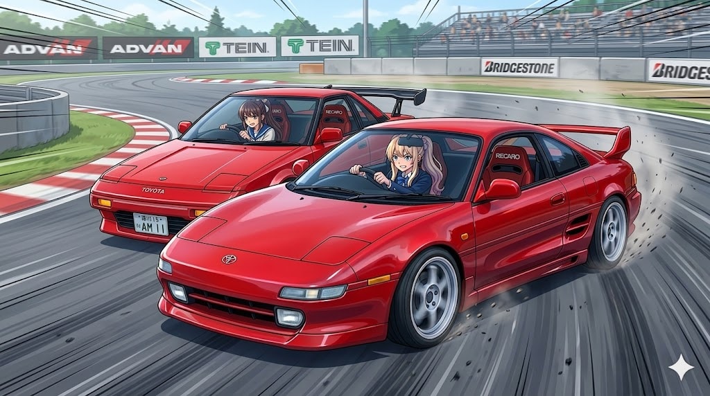 サーキット AW11vsSW20
