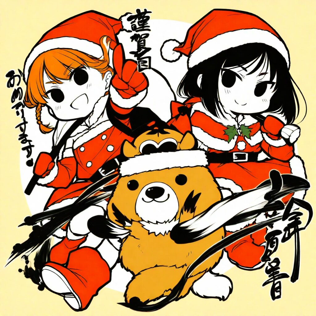 サンタガールズと謎の動物