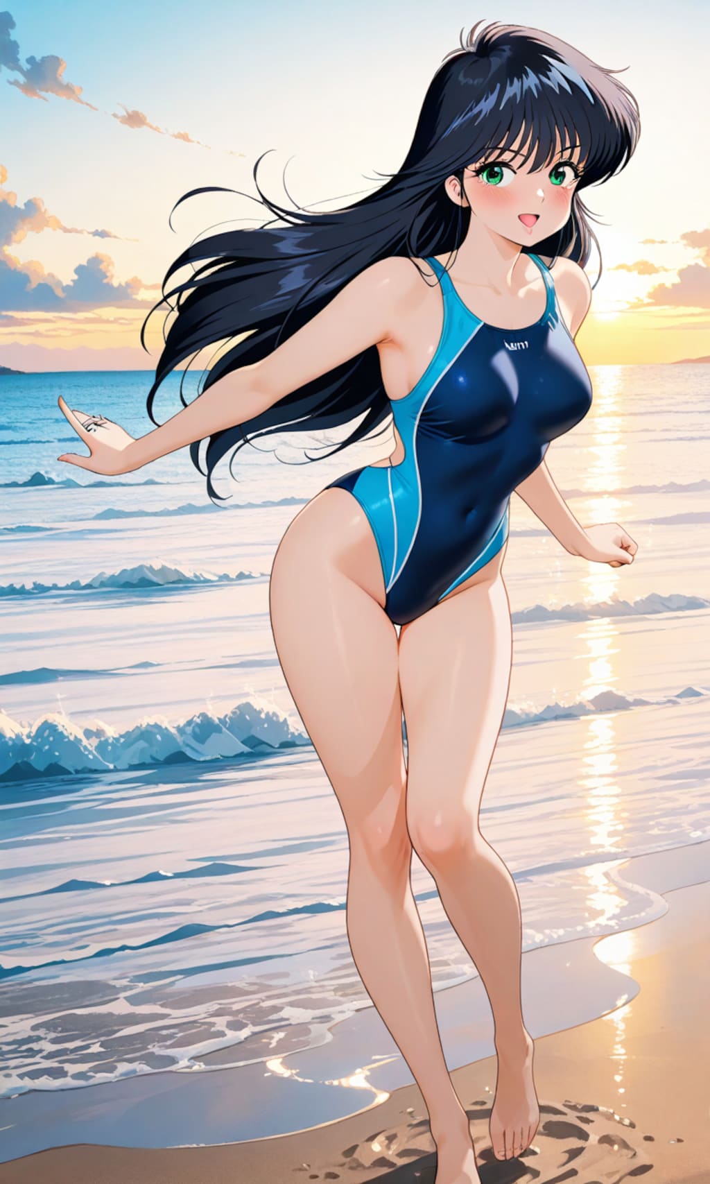 まどかさんの競泳水着姿