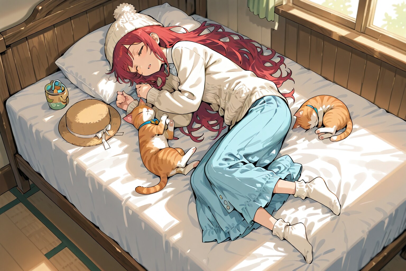ねことおねんねねんねこりん | の人気AIイラスト・グラビア