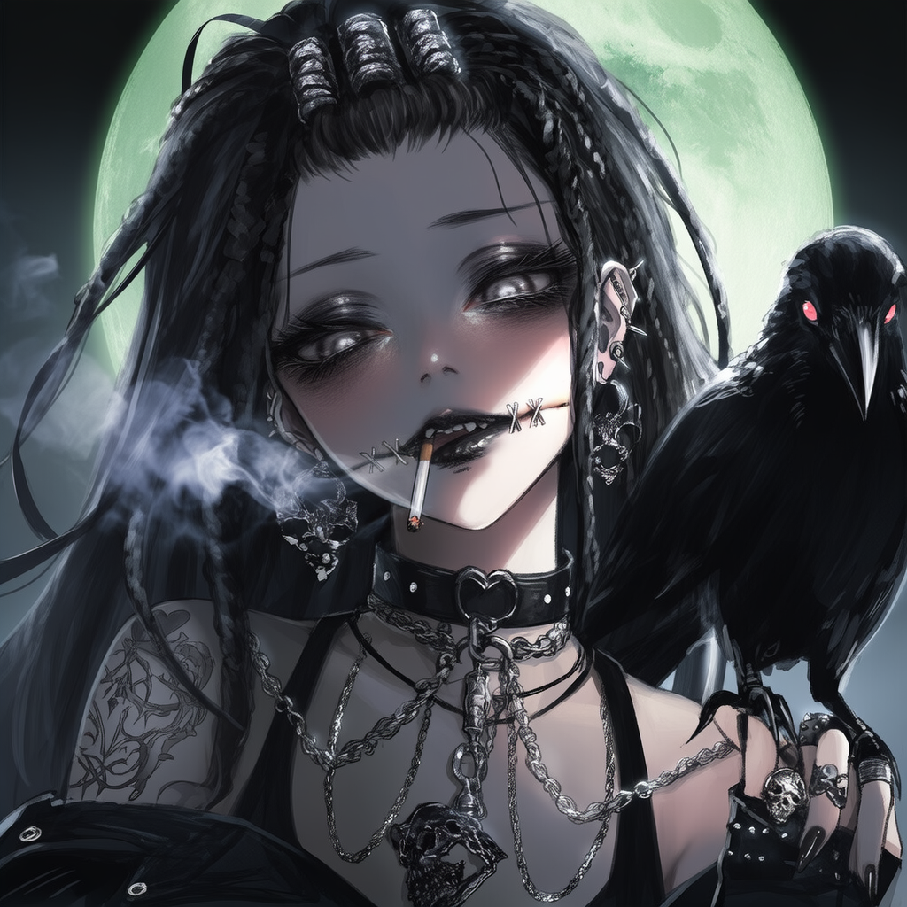 カラスと一緒に | の人気AIイラスト・グラビア