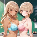 パステルカラーの下着 4枚目