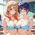 パステルカラーの下着 6枚目