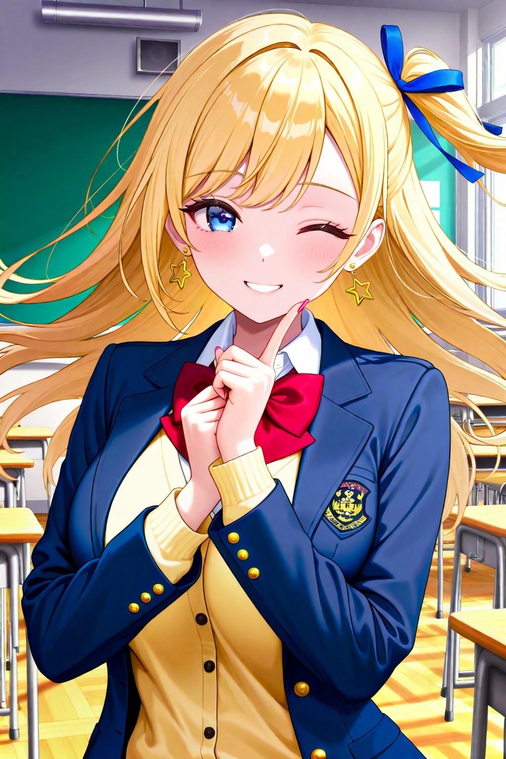 ワンサイドアップがチャームポイント