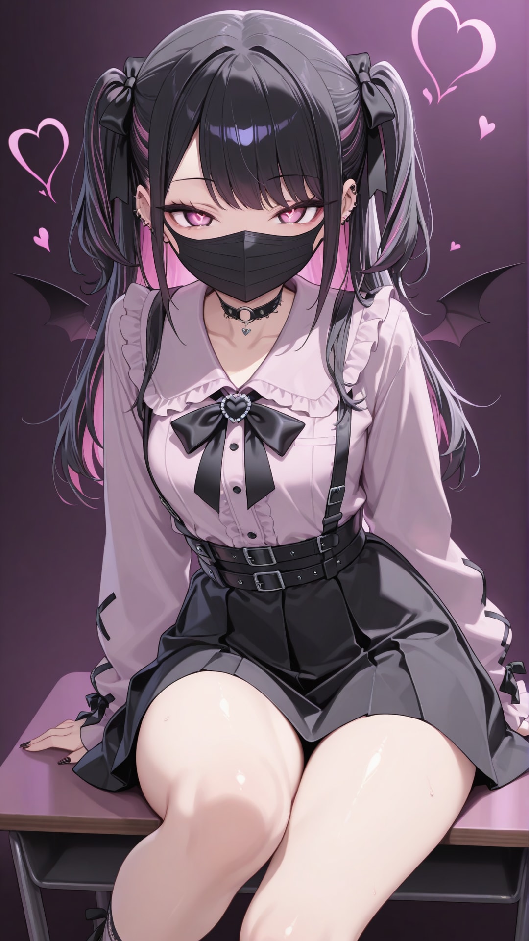 なんかいじってたら地雷系女子ができました | の人気AIイラスト・グラビア