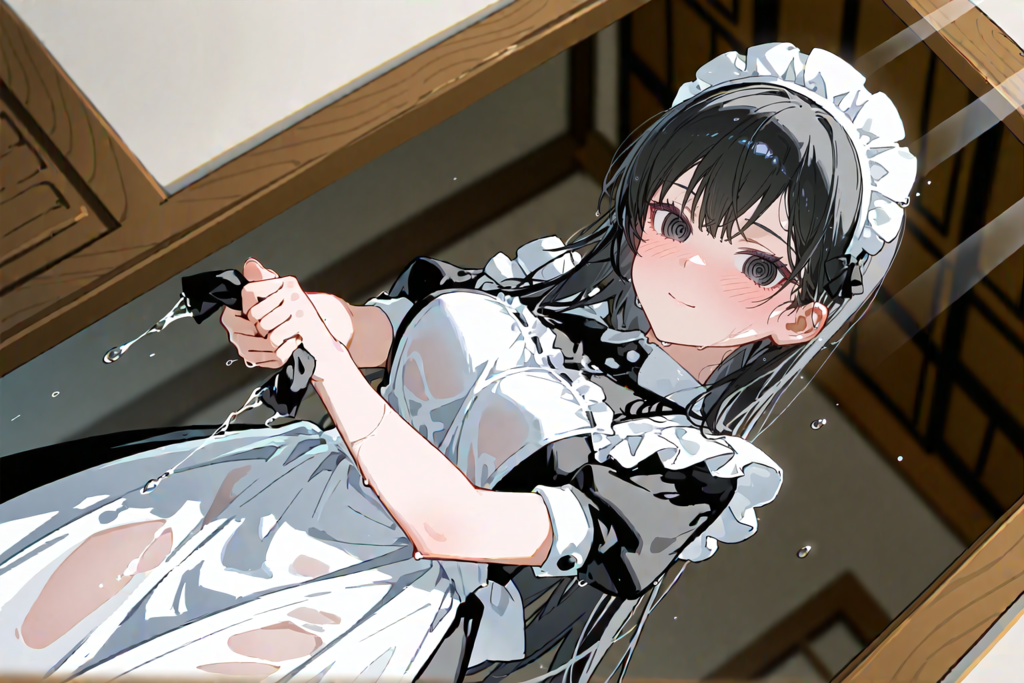 濡れ透けメイド