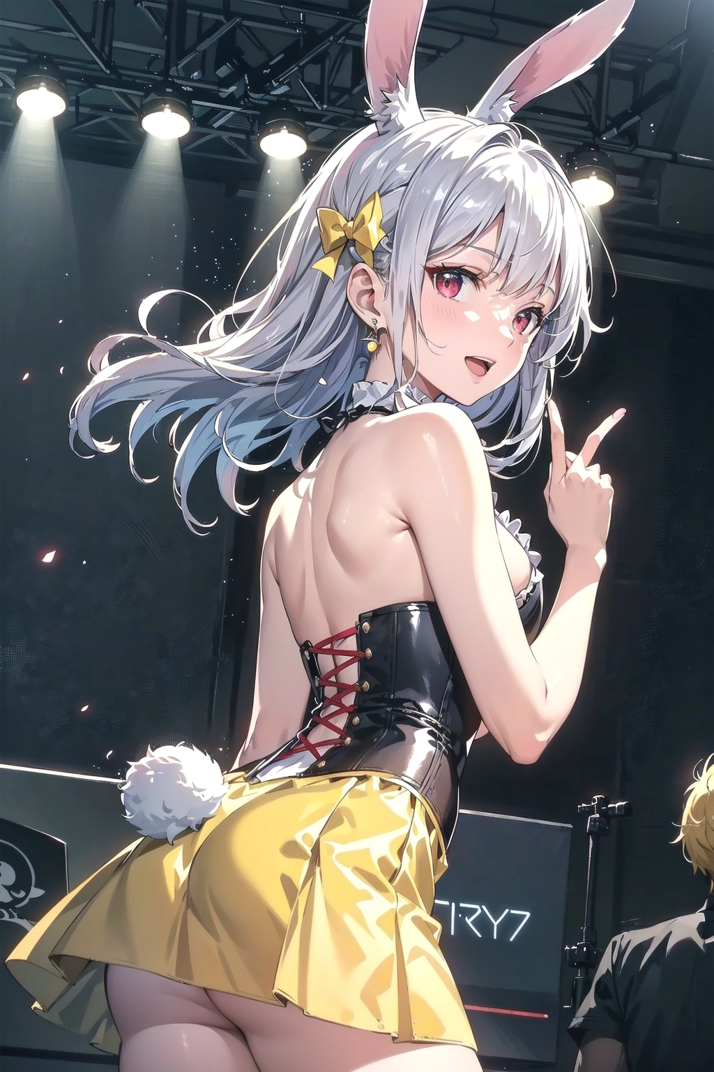 見返り美少女なのです🐰✨