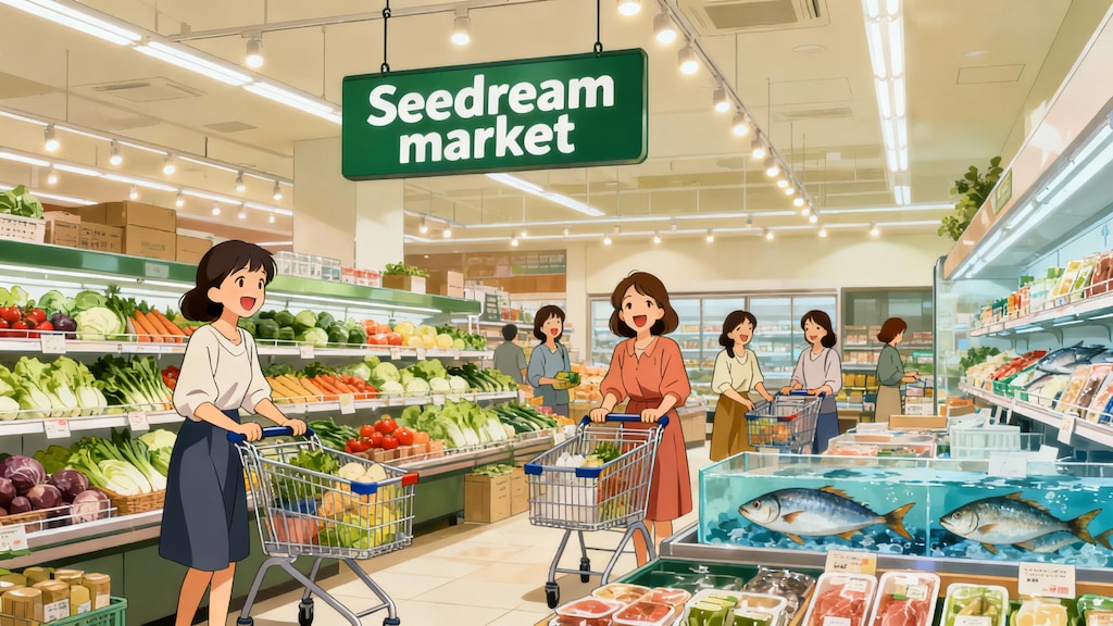 背景３５　スーパーマーケット