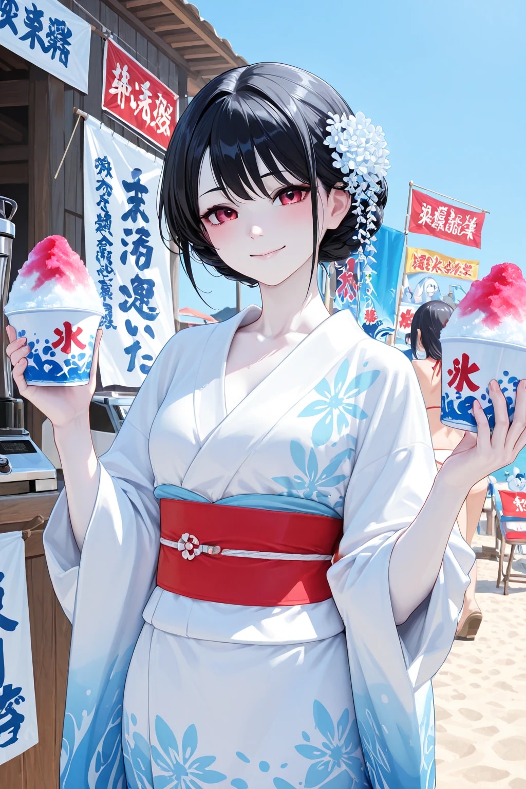 雪女のかき氷屋さん❄