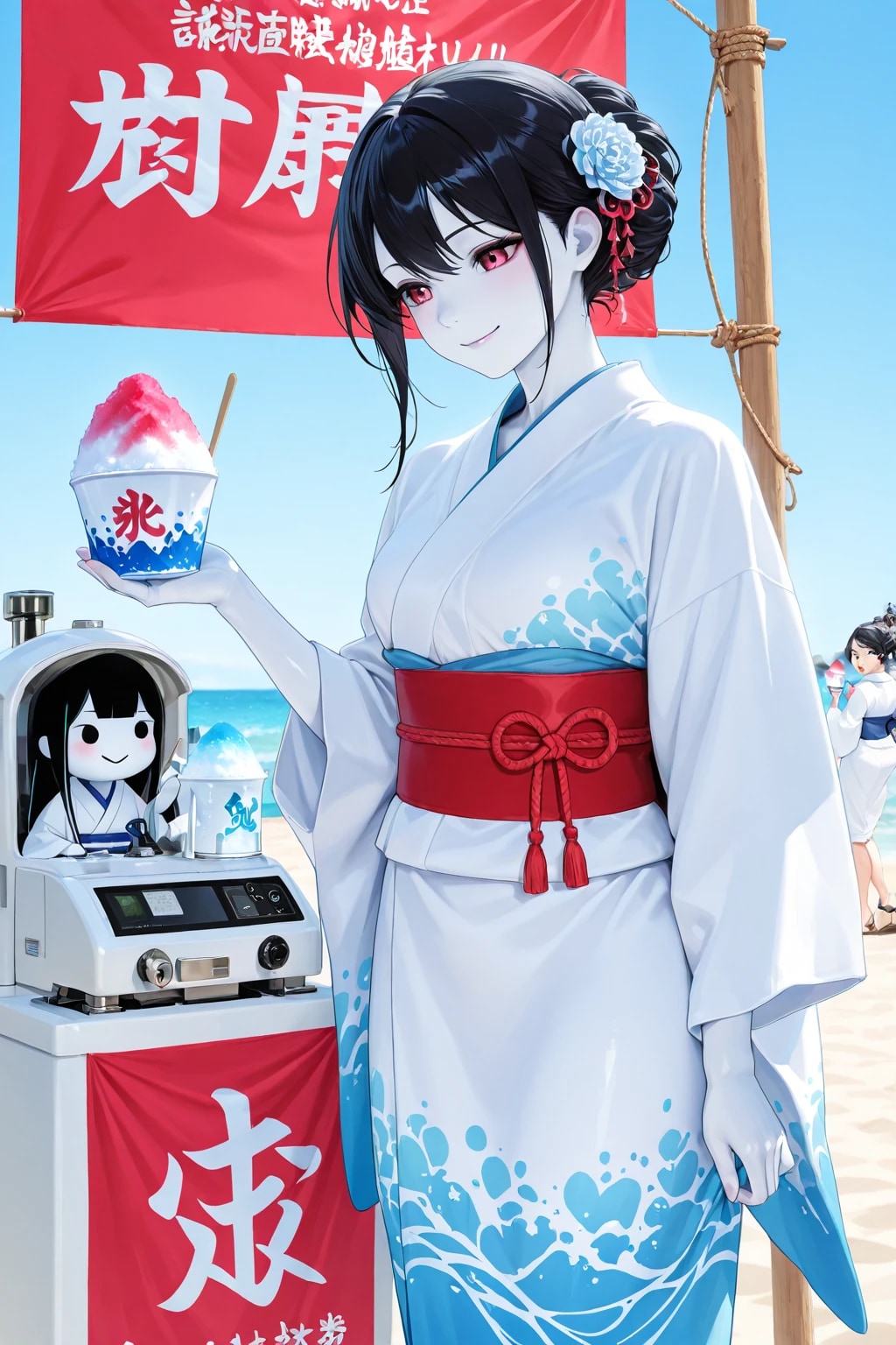 雪女のかき氷屋さん❄