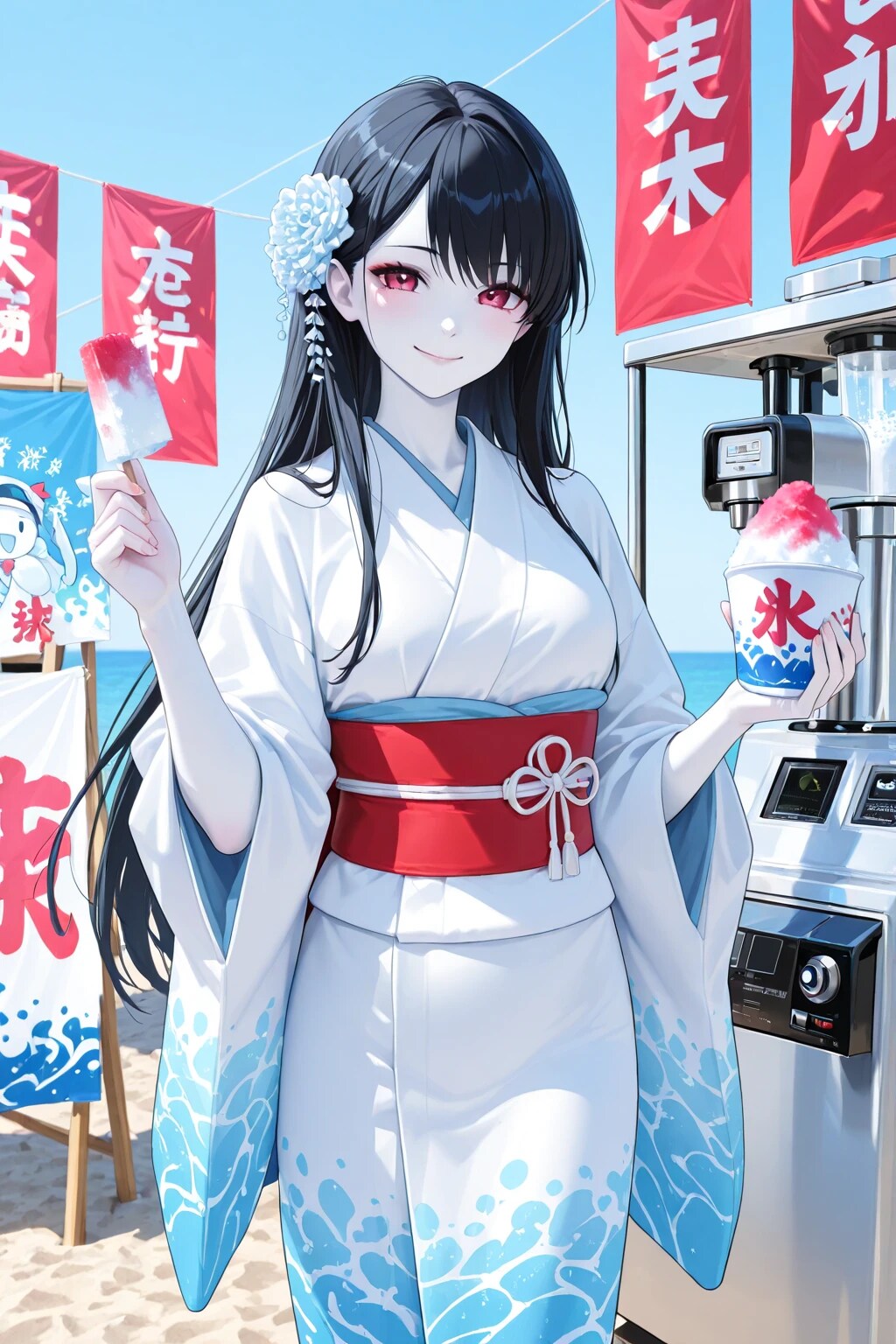 雪女のかき氷屋さん❄