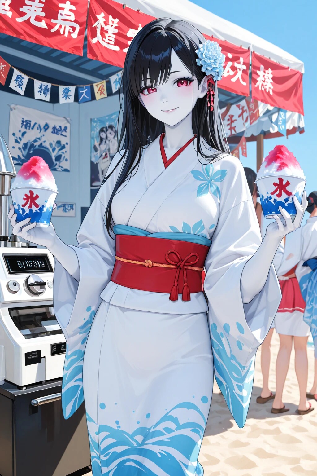 雪女のかき氷屋さん❄