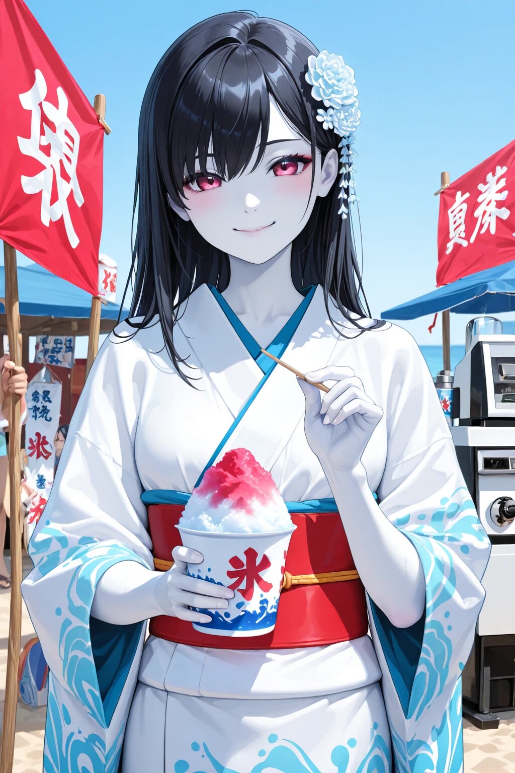 雪女のかき氷屋さん❄