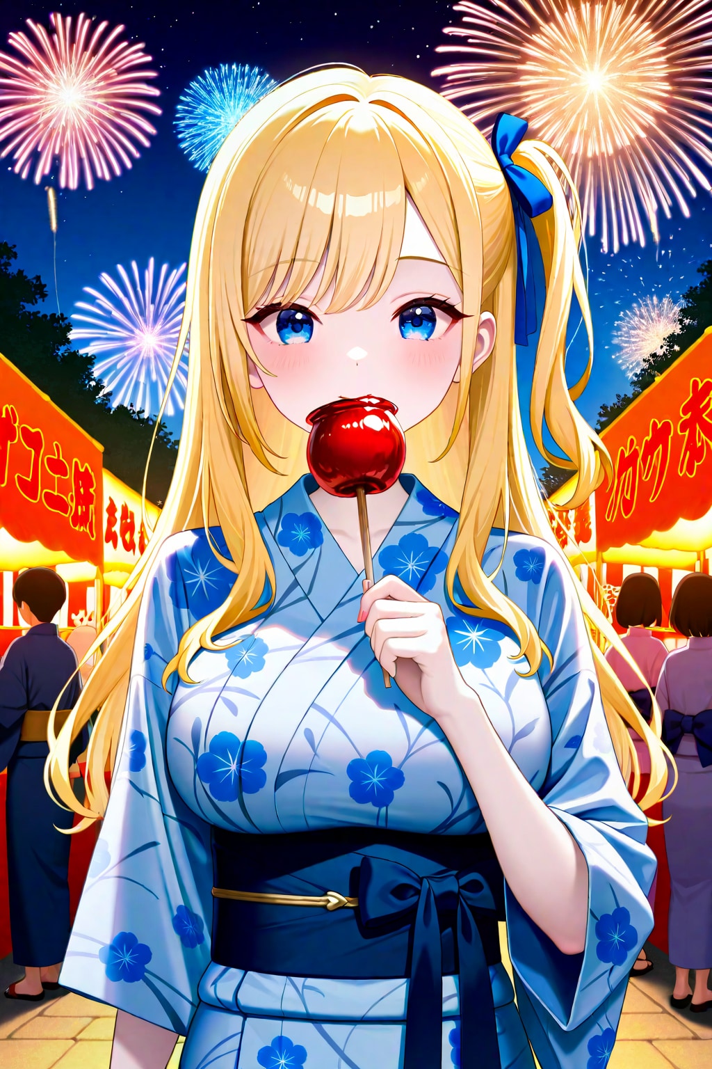 りんご飴とうちの子達