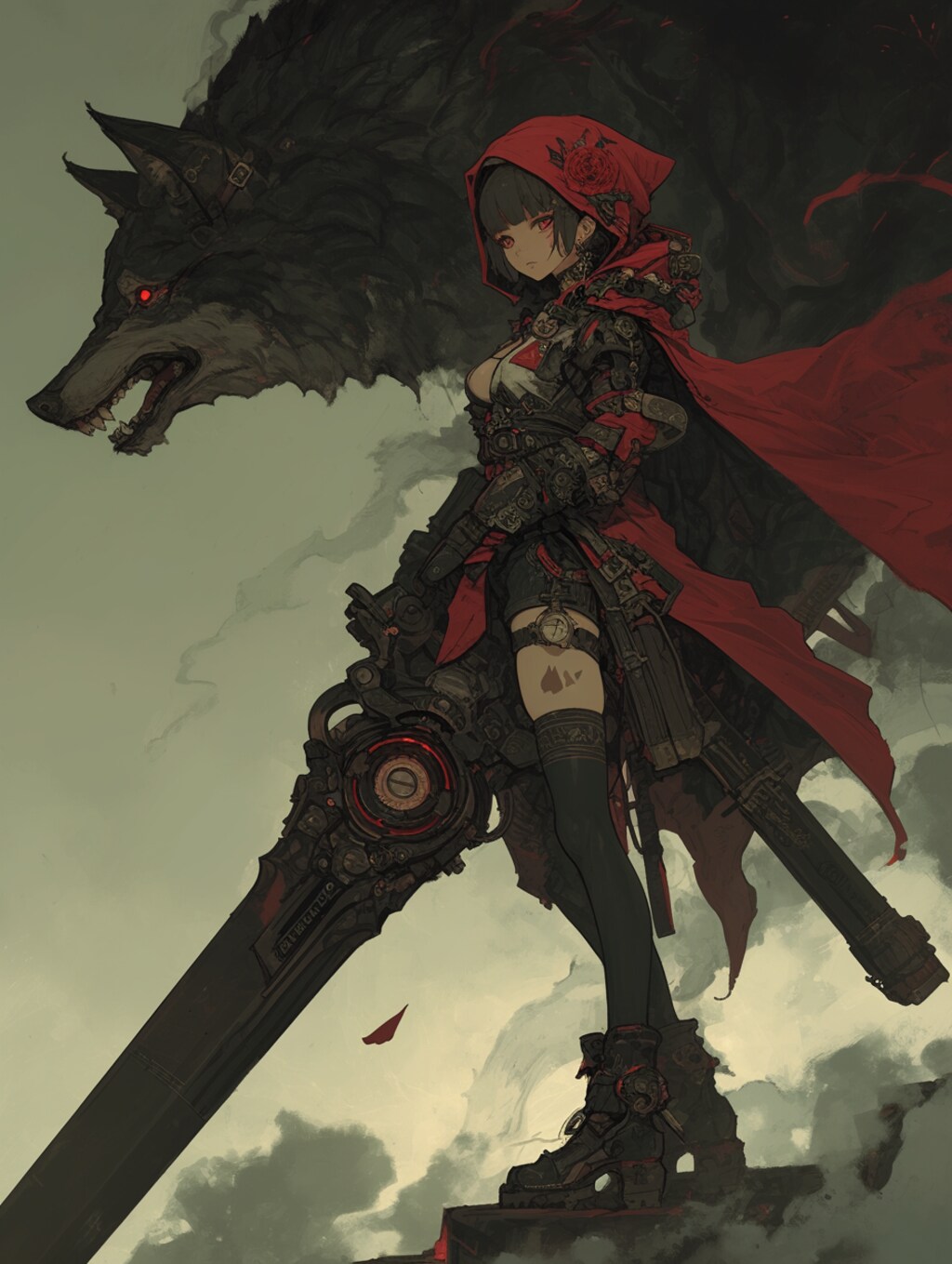 武装赤ずきんちゃん armed little red riding hood