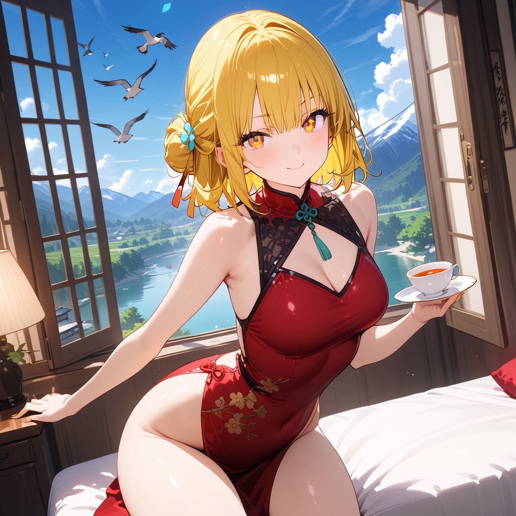 チャイナドレスHALOちゃん