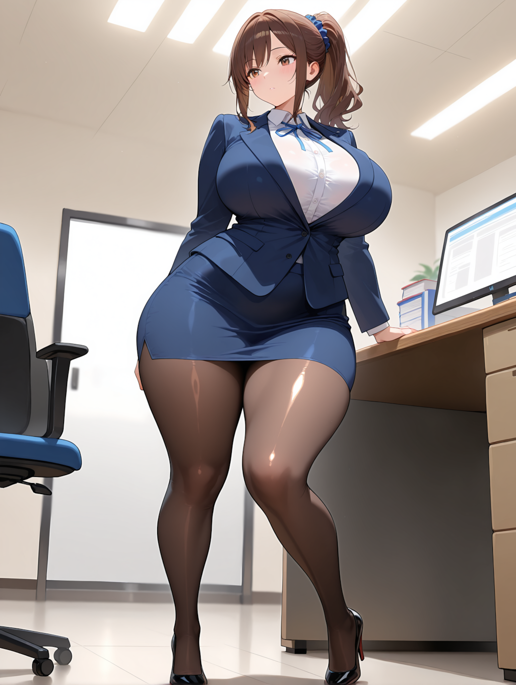 冬服の渓守さん