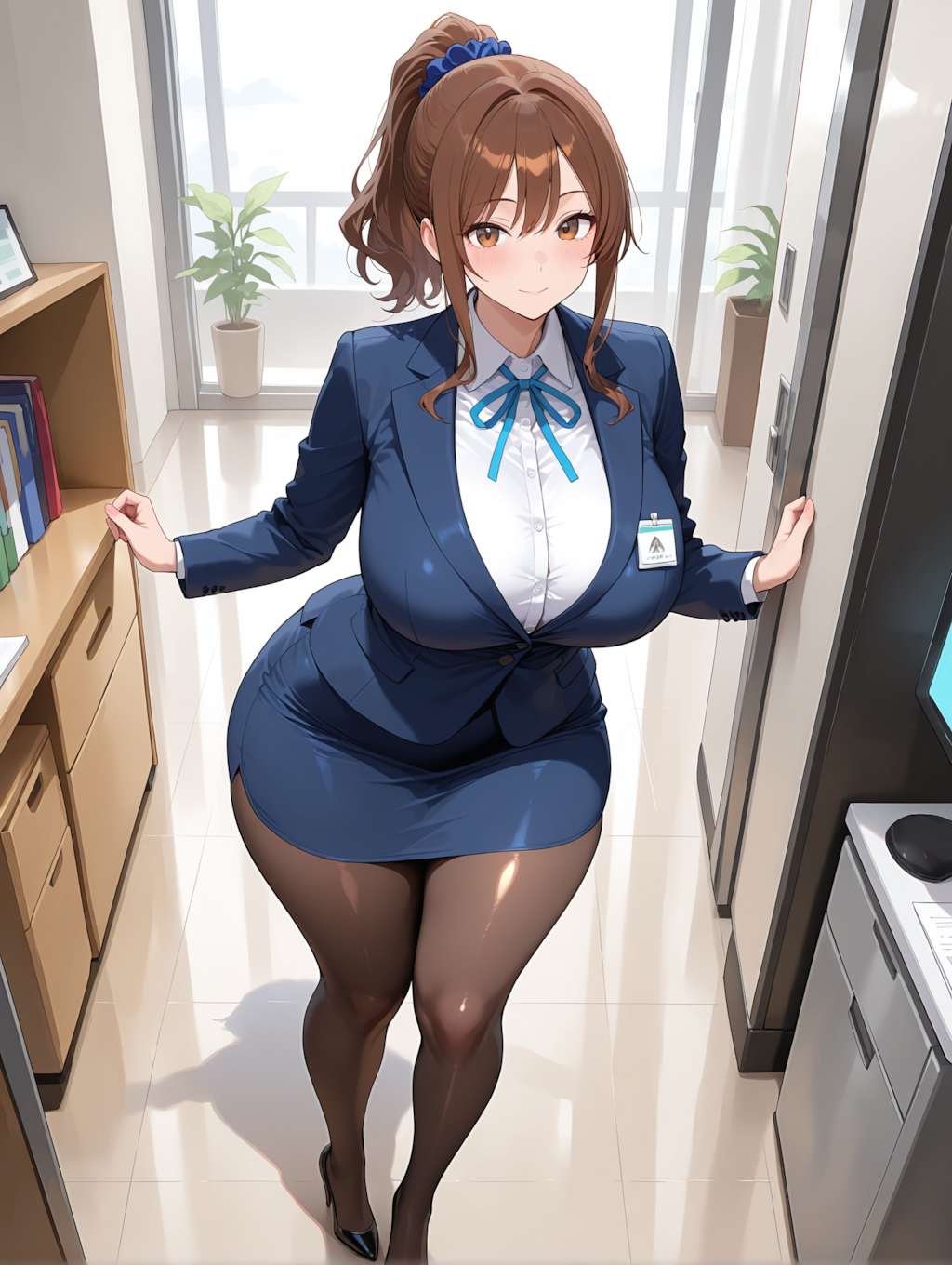 冬服の渓守さん