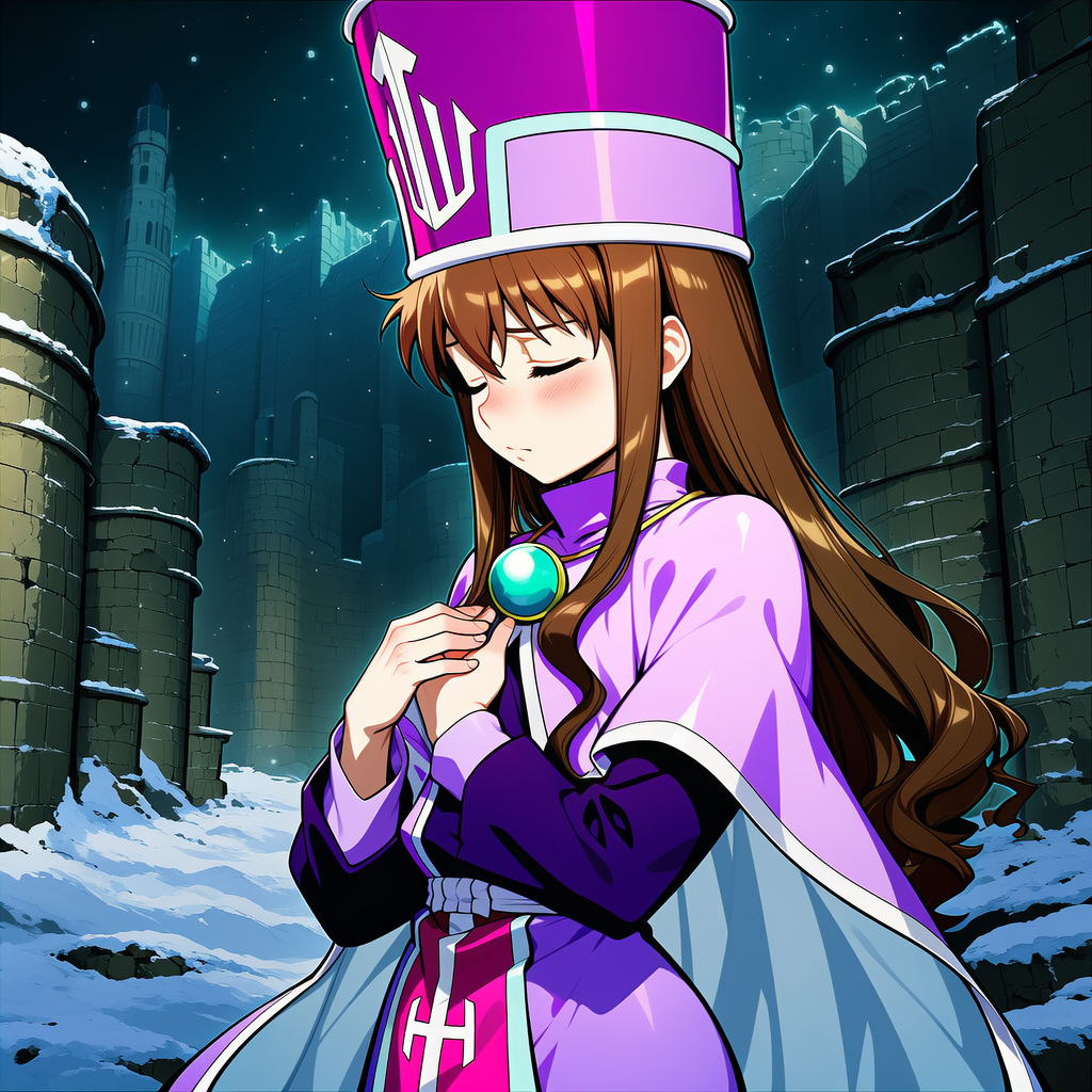 ヴァルハラの追悼式典で黙とうするルドルフ皇帝 | の人気AIイラスト・グラビア