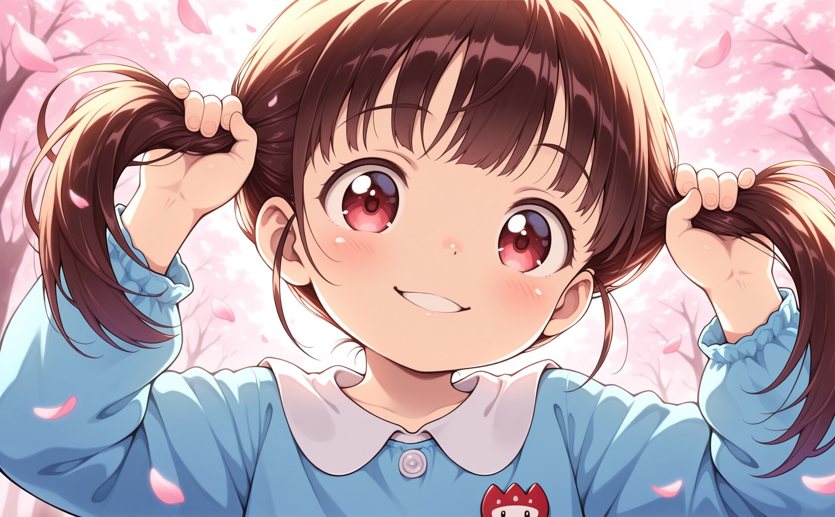 似合う、かな…（手ツインテ便乗） | の人気AIイラスト・グラビア