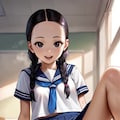 おでこちゃんの校内おしっこ3 6枚目