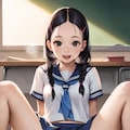 おでこちゃんの校内おしっこ3 12枚目