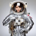 銀色宇宙服の美少女 8枚目