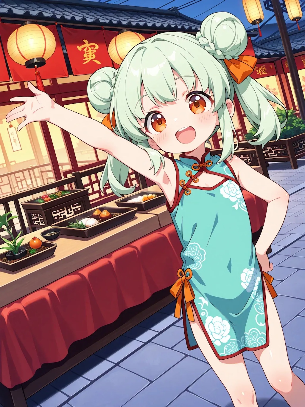 チャイナドレスのりおちゃん