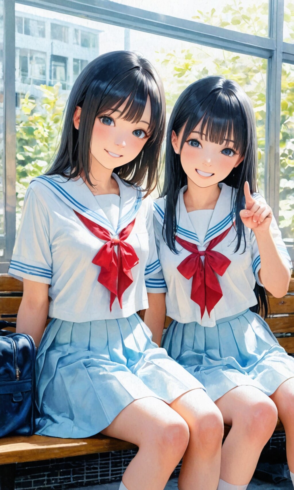 人を指差す行儀の悪い子