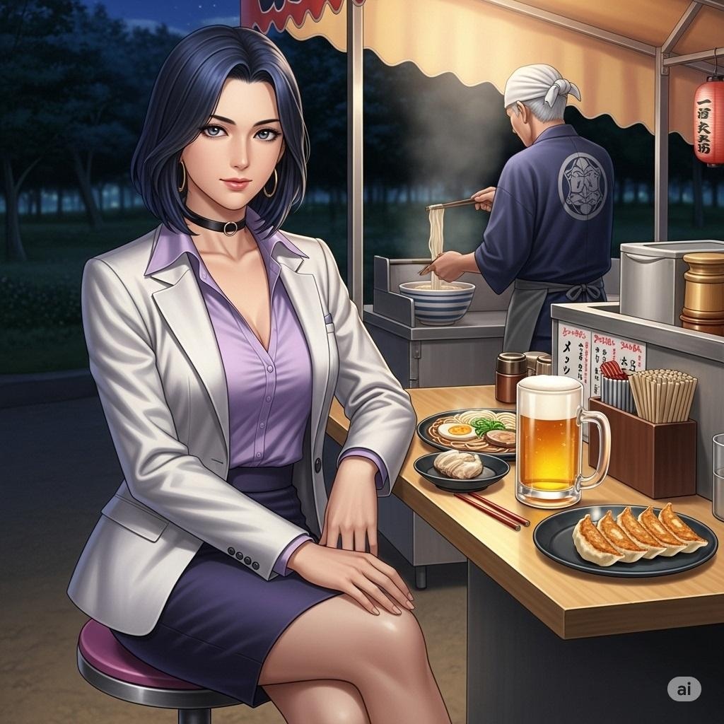 仕事帰りのお姉さん