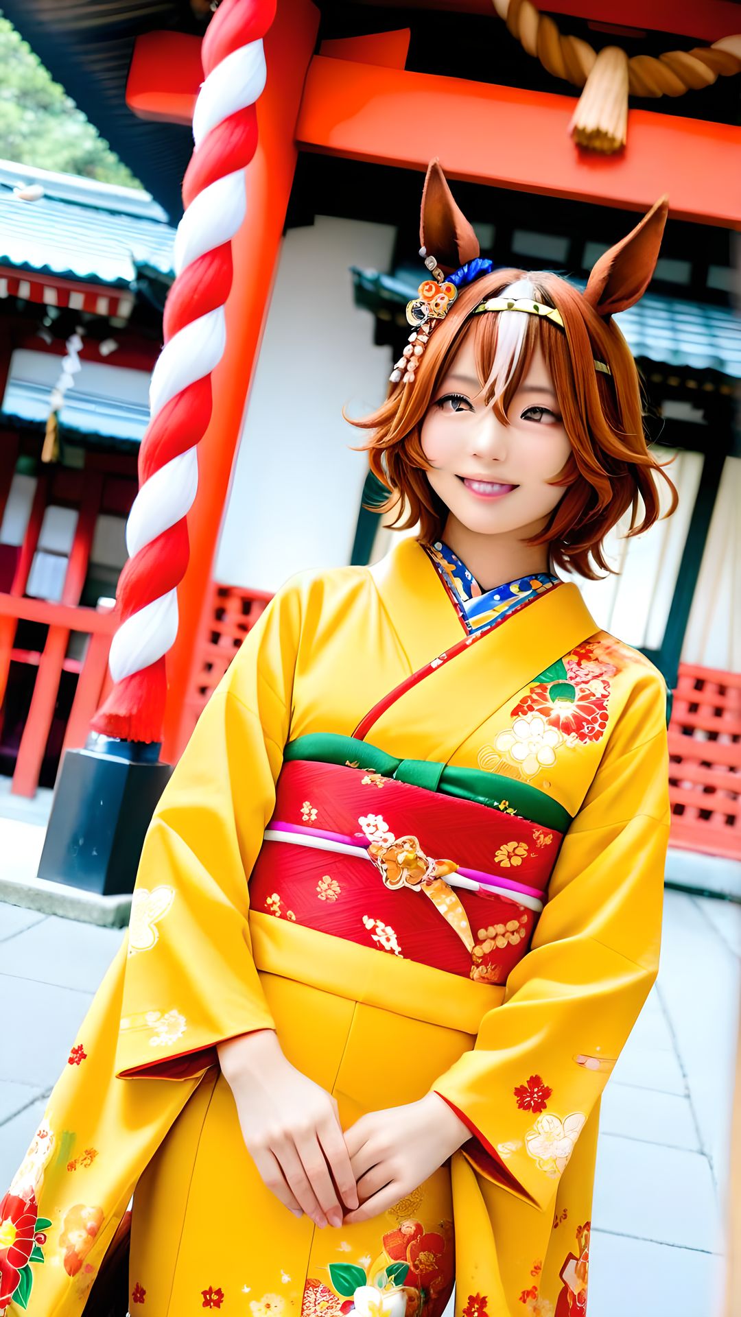 ウマ年の初詣 5