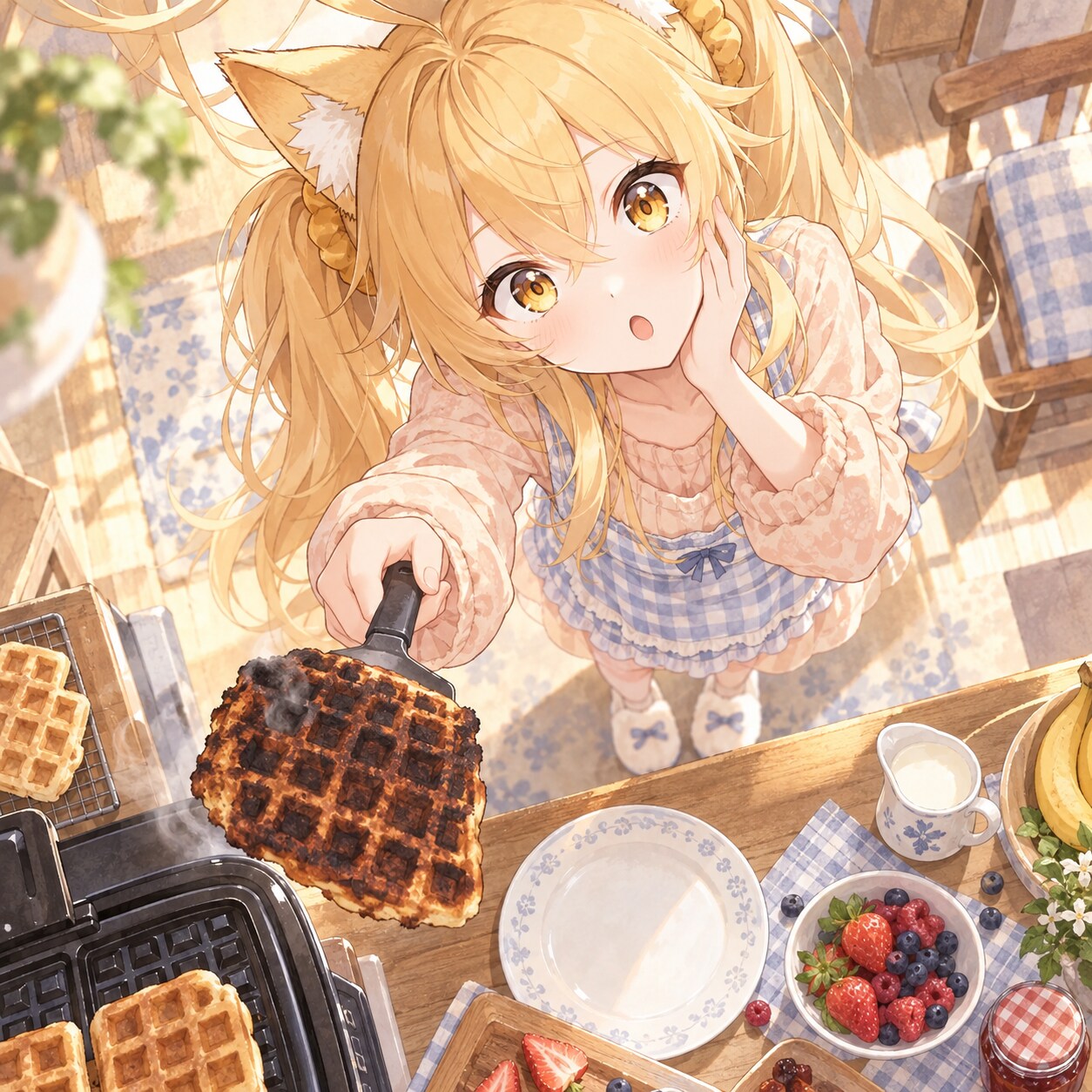 ワッフル作りのミラ | の人気AIイラスト・グラビア