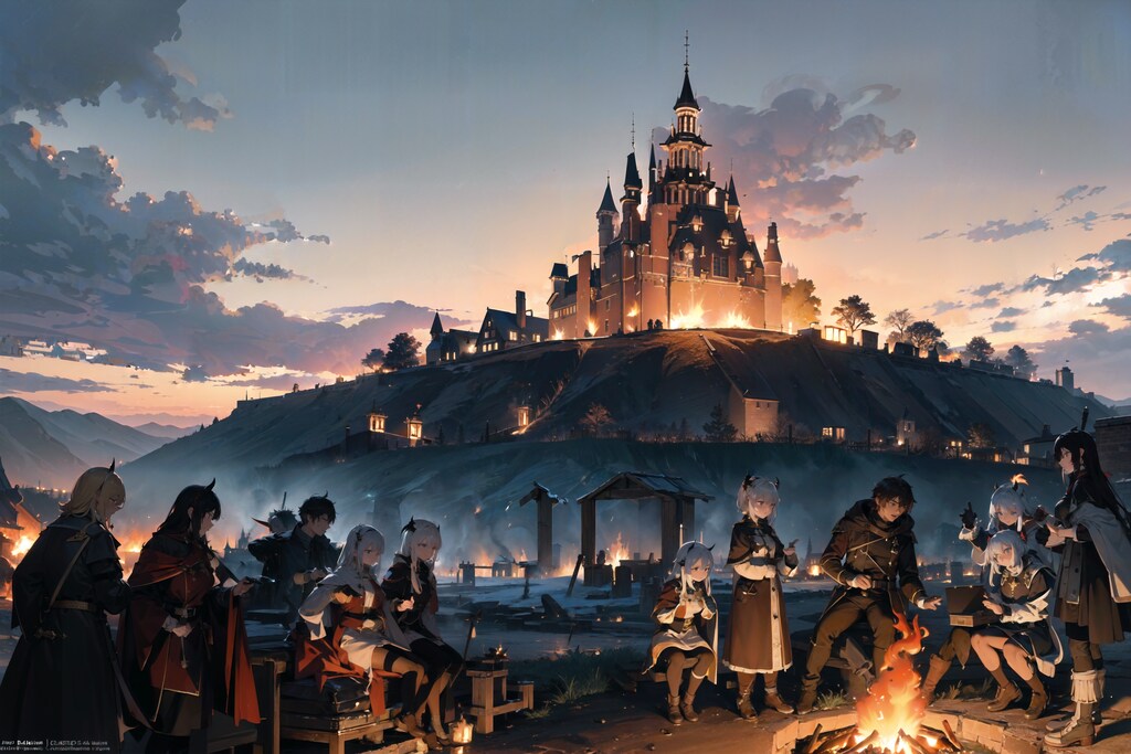 魔皇軍の楽しい花火大会