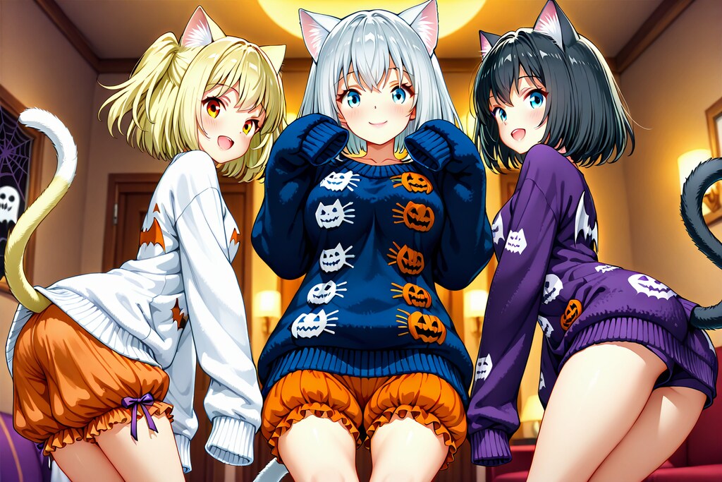 かぼちゃぱーんつ！（ハロウインデートはこのコーデでどうかな？）