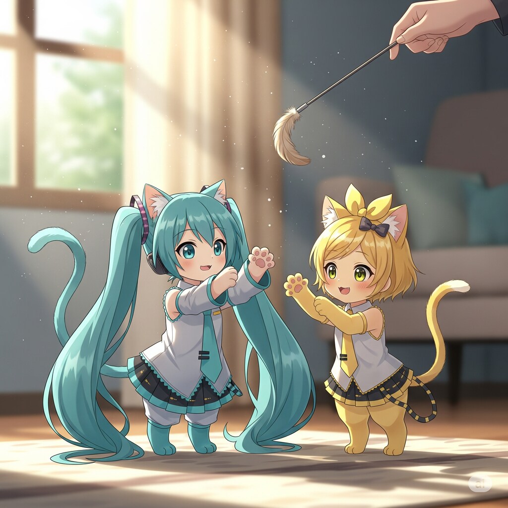 我が家の愛猫ミクとリン🐾