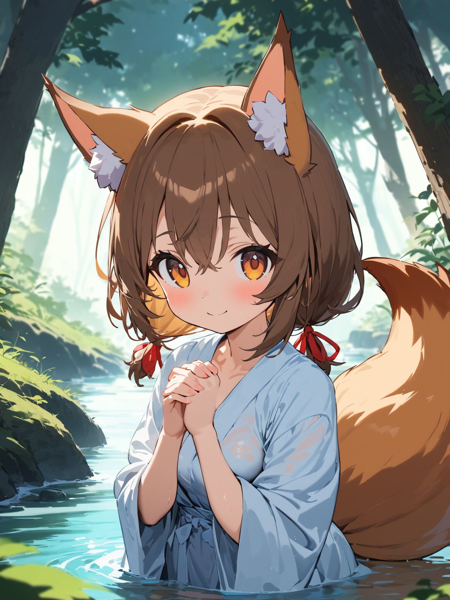 水浴び