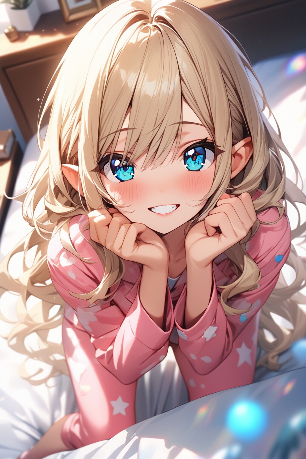 お目覚めエルフさん | の人気AIイラスト・グラビア