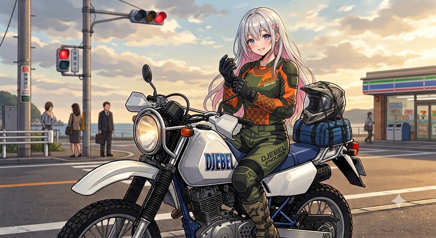 スズキ ジェベルと鈴木 蘭さん