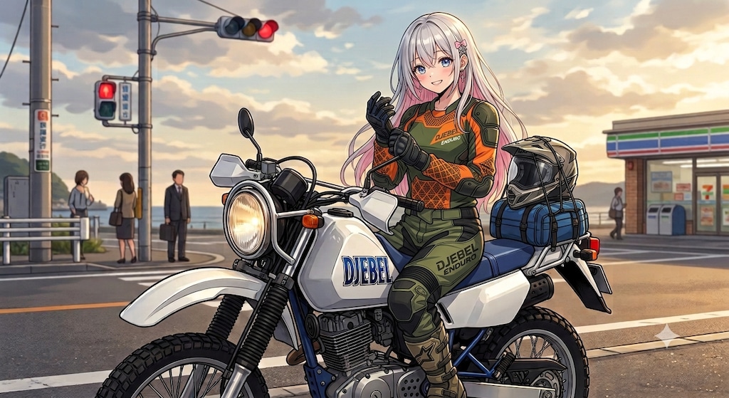 スズキ ジェベルと鈴木 蘭さん