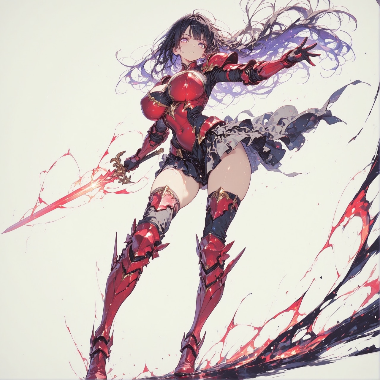 紅鎧の騎士 | の人気AIイラスト・グラビア