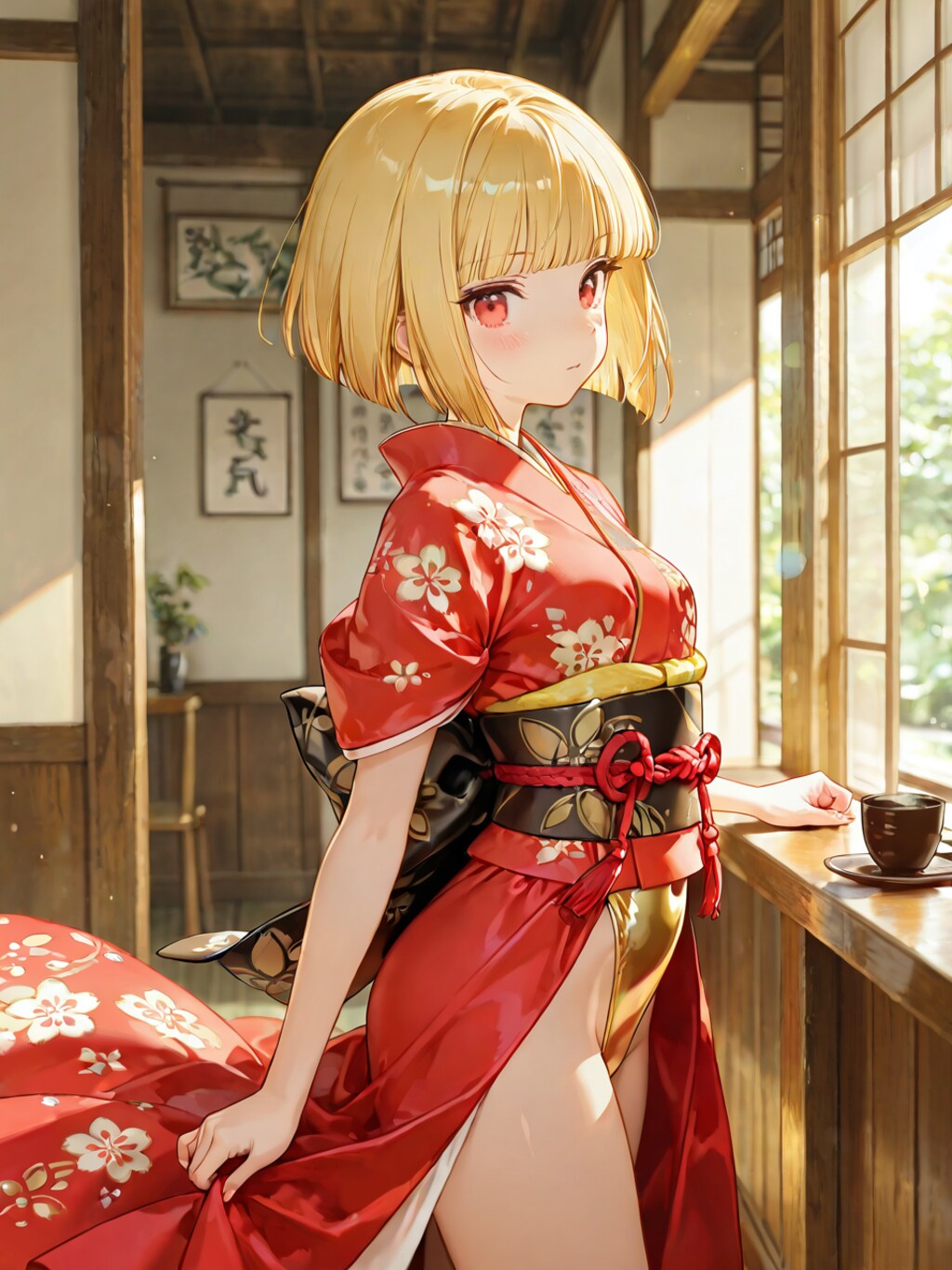 MISSxMISSさんちのティセちゃんの和風のアレな衣装「おはよう#90」