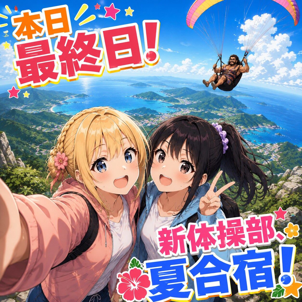 【本日最終日！】新体操部、夏合宿！開催中です♪🥰