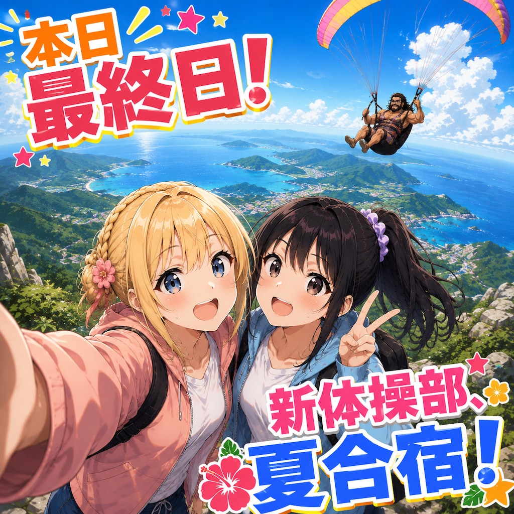【本日最終日！】新体操部、夏合宿！開催中です♪🥰